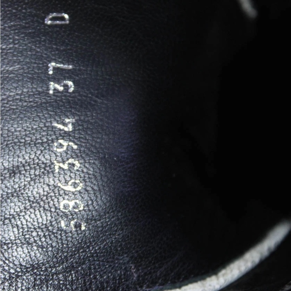 Alexander McQueen White Leather Combat Boots Lace Up Round Toe EU 37 | US 6.5 7 - Picture 7 of 10